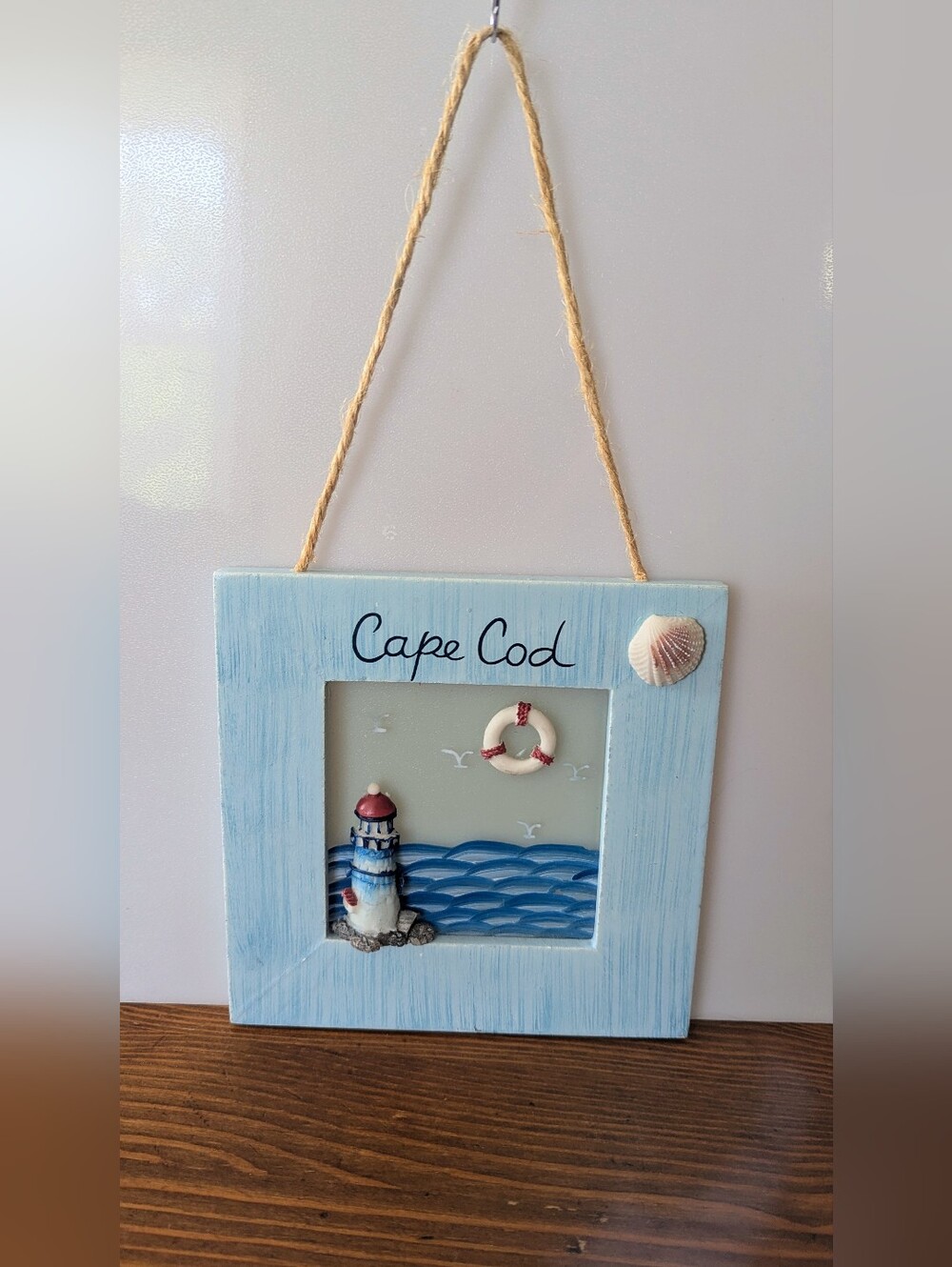 Cape Cod Wall Decor by "Greeting By The Sea" 5.5" x 5.5"